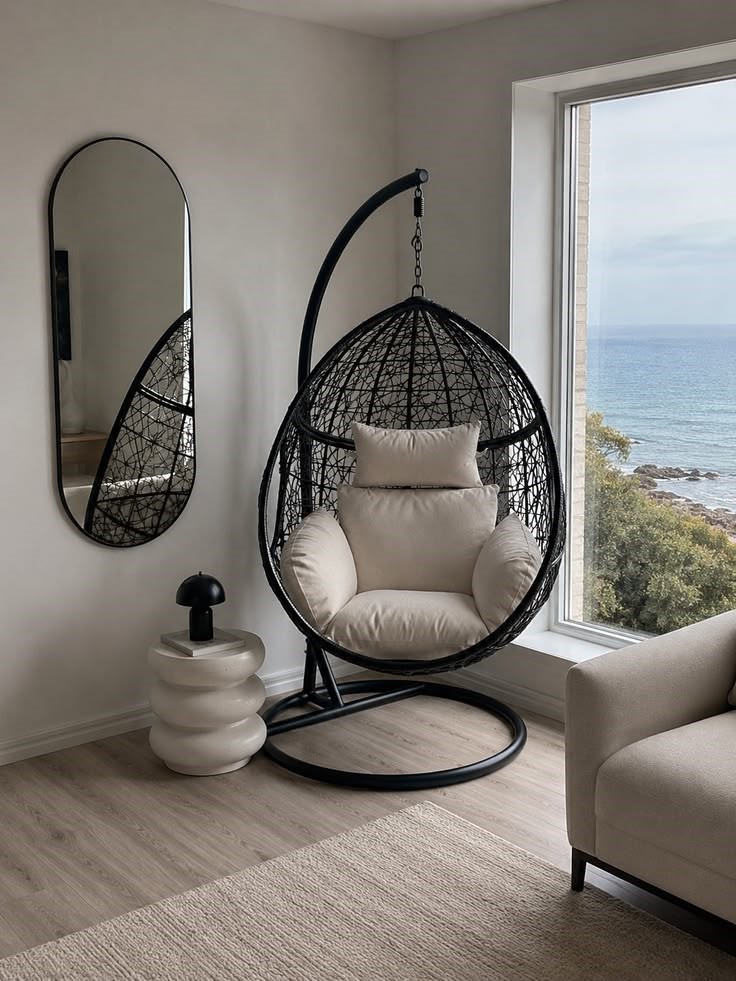 Rattan Hanging Egg Chair